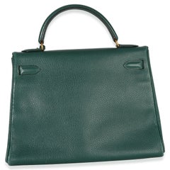 Hermès Vert Anglais Ardennes Kelly 28 GHW