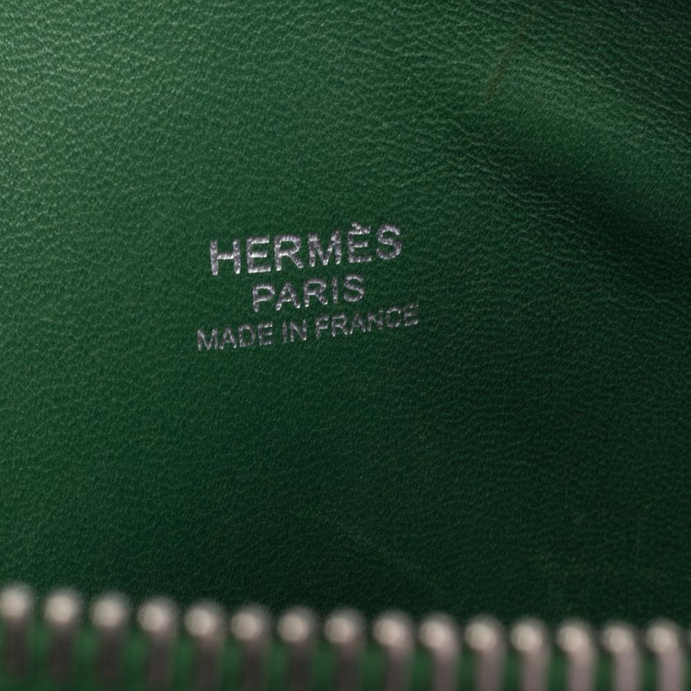 Hermes Vert Bengal Epsom Leather Bolide 31 Bag 3