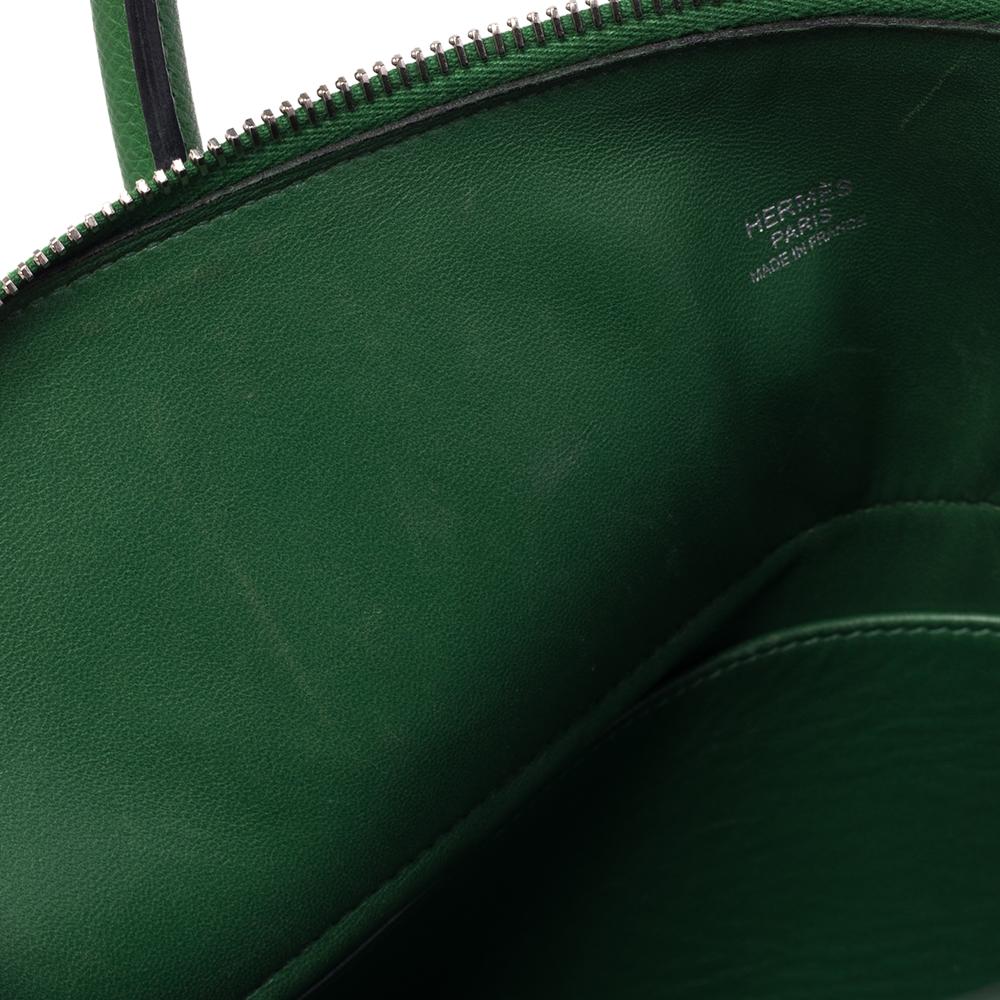 Hermes Vert Bengal Epsom Leather Bolide 31 Bag 2