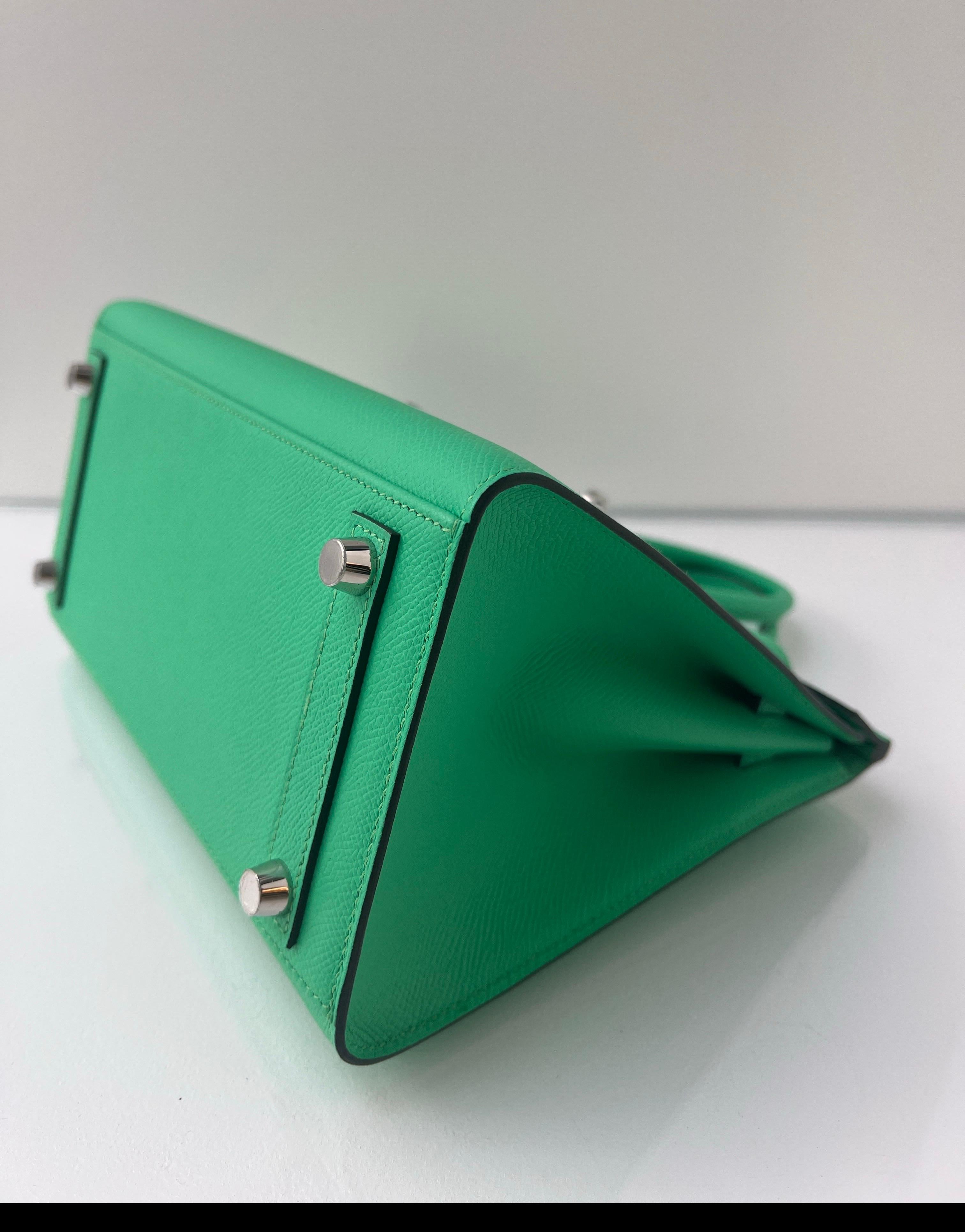 Hermes Vert Comics Birkin 25 Bag 5
