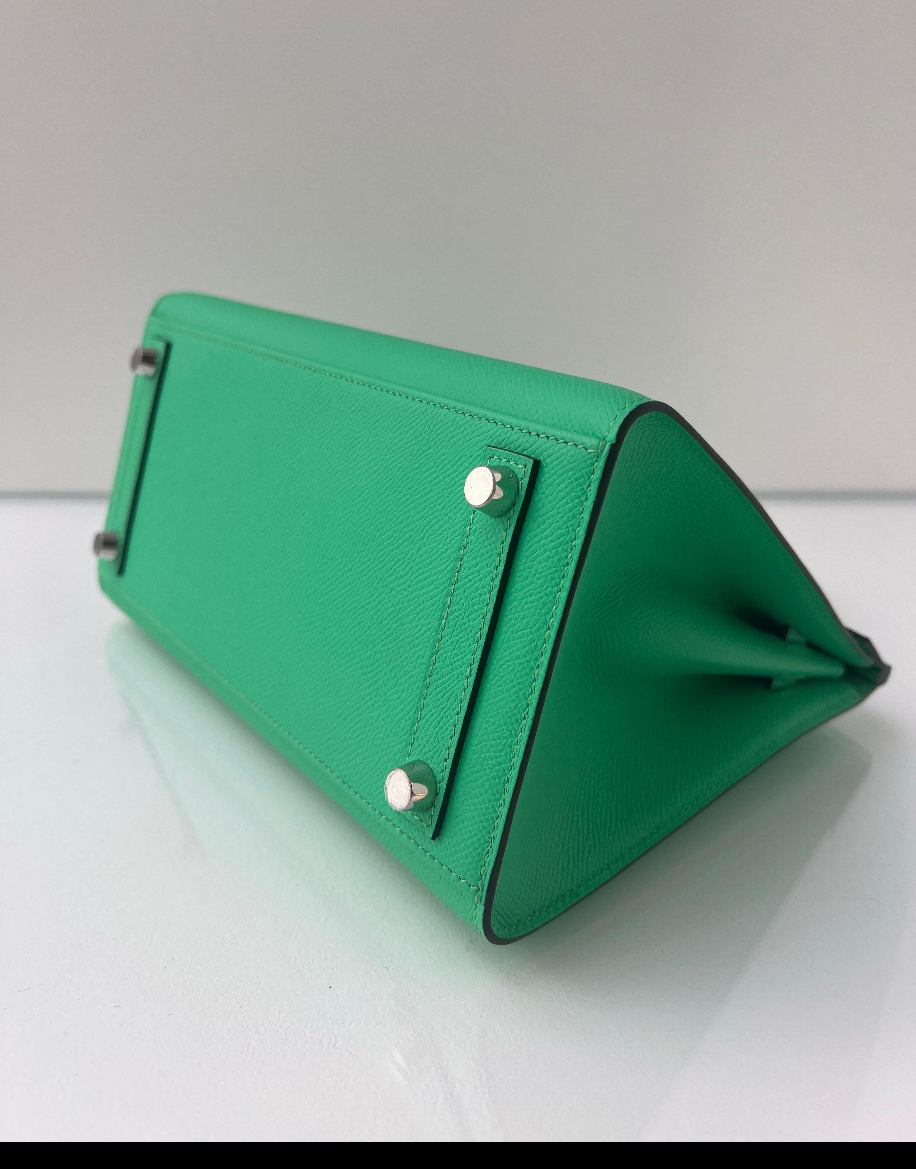 Hermes Vert Comics Birkin 25 Bag 6