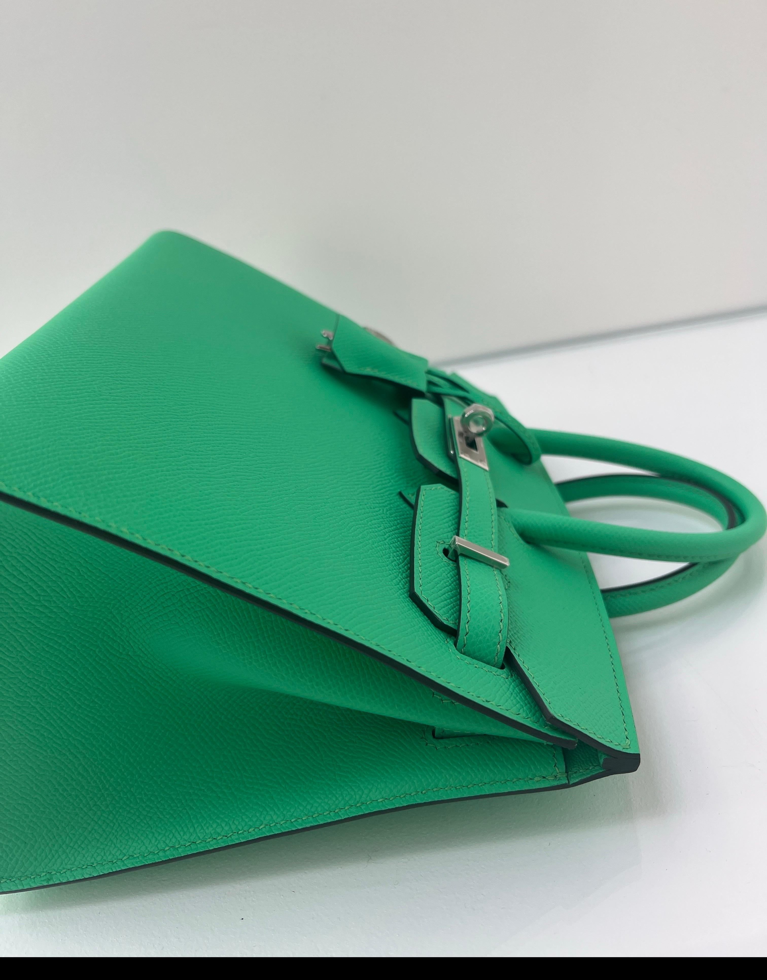 Hermes Vert Comics Birkin 25 Bag 7