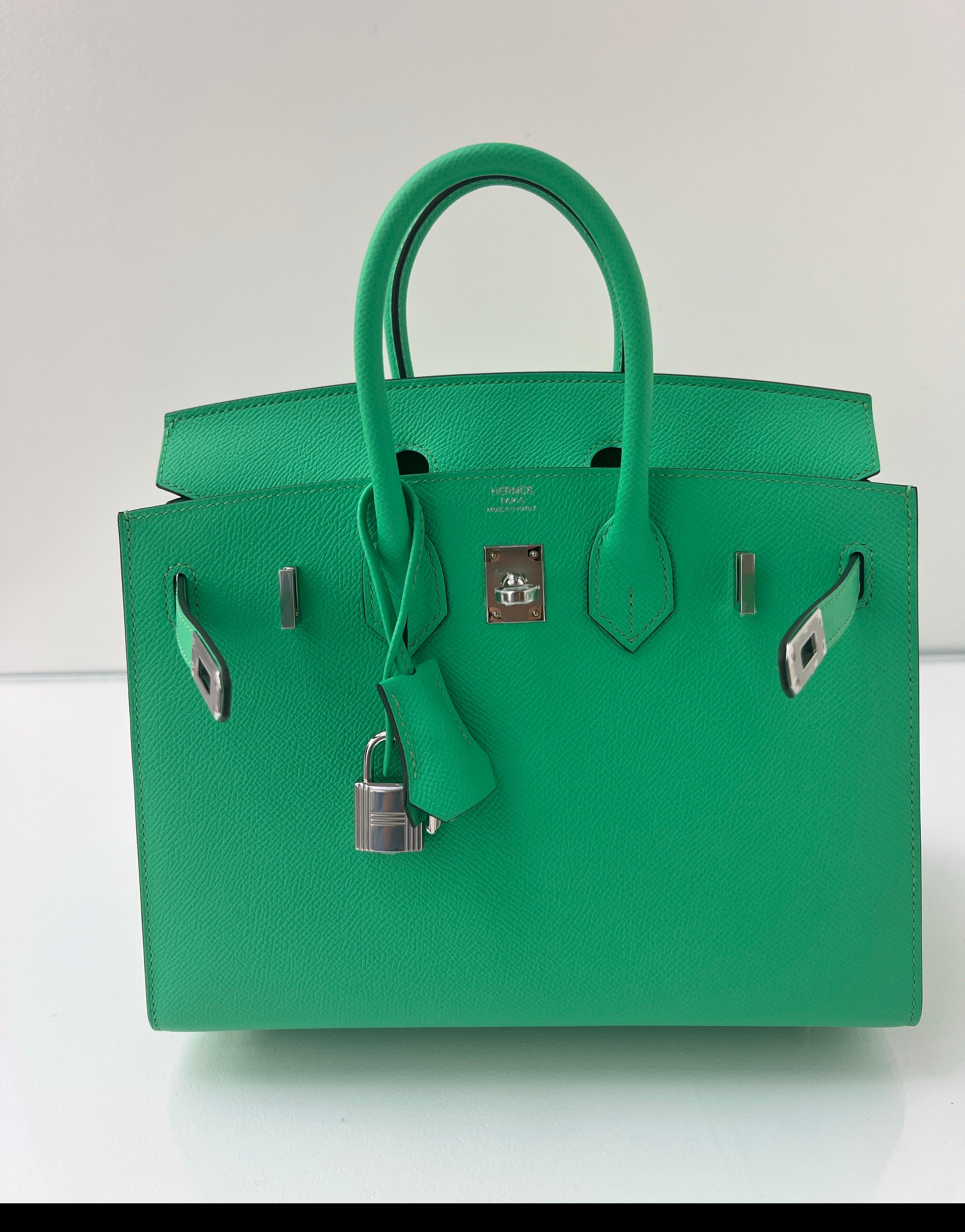 Hermes Vert Comics Birkin 25 Bag 9
