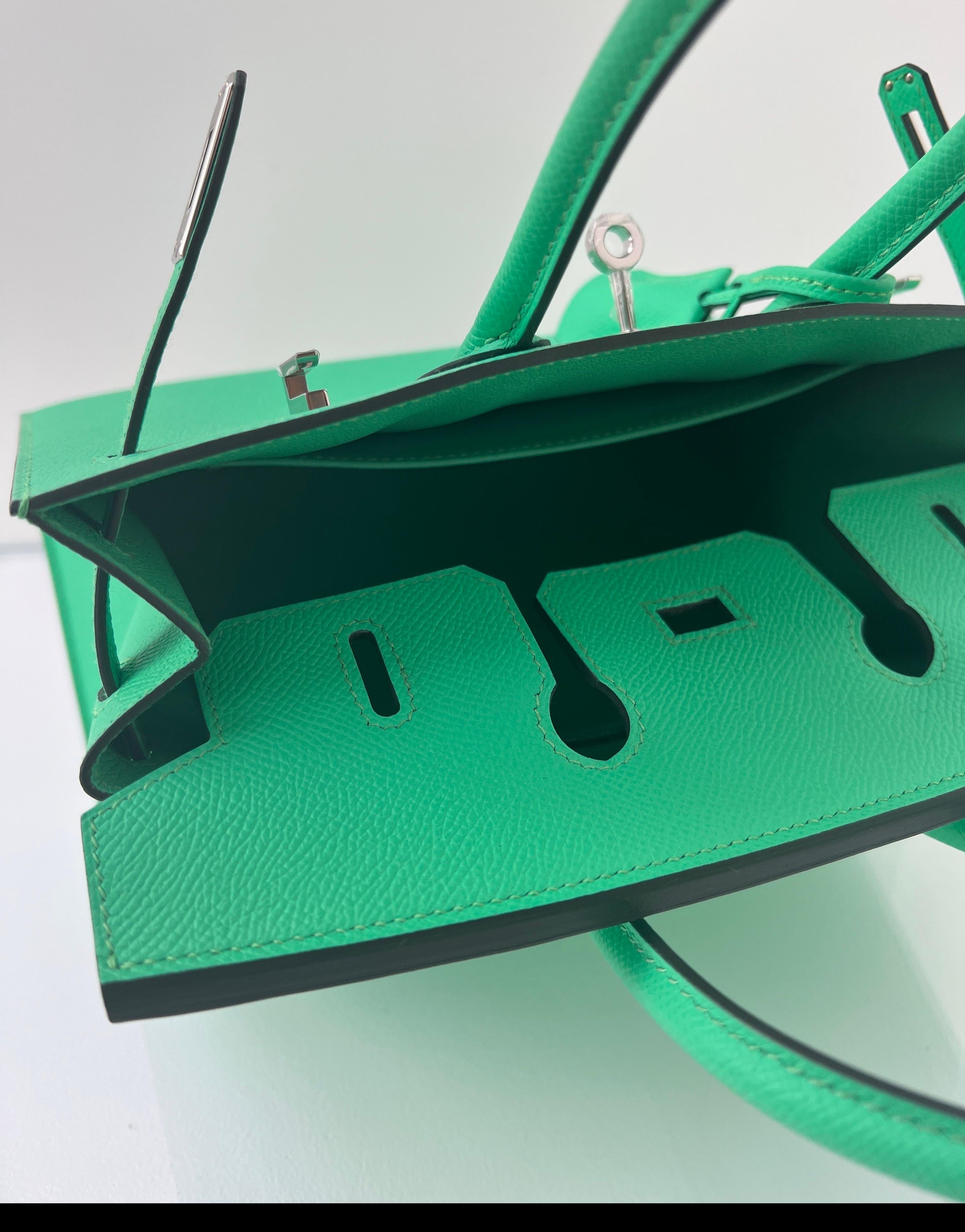 Hermes Vert Comics Birkin 25 Bag 12
