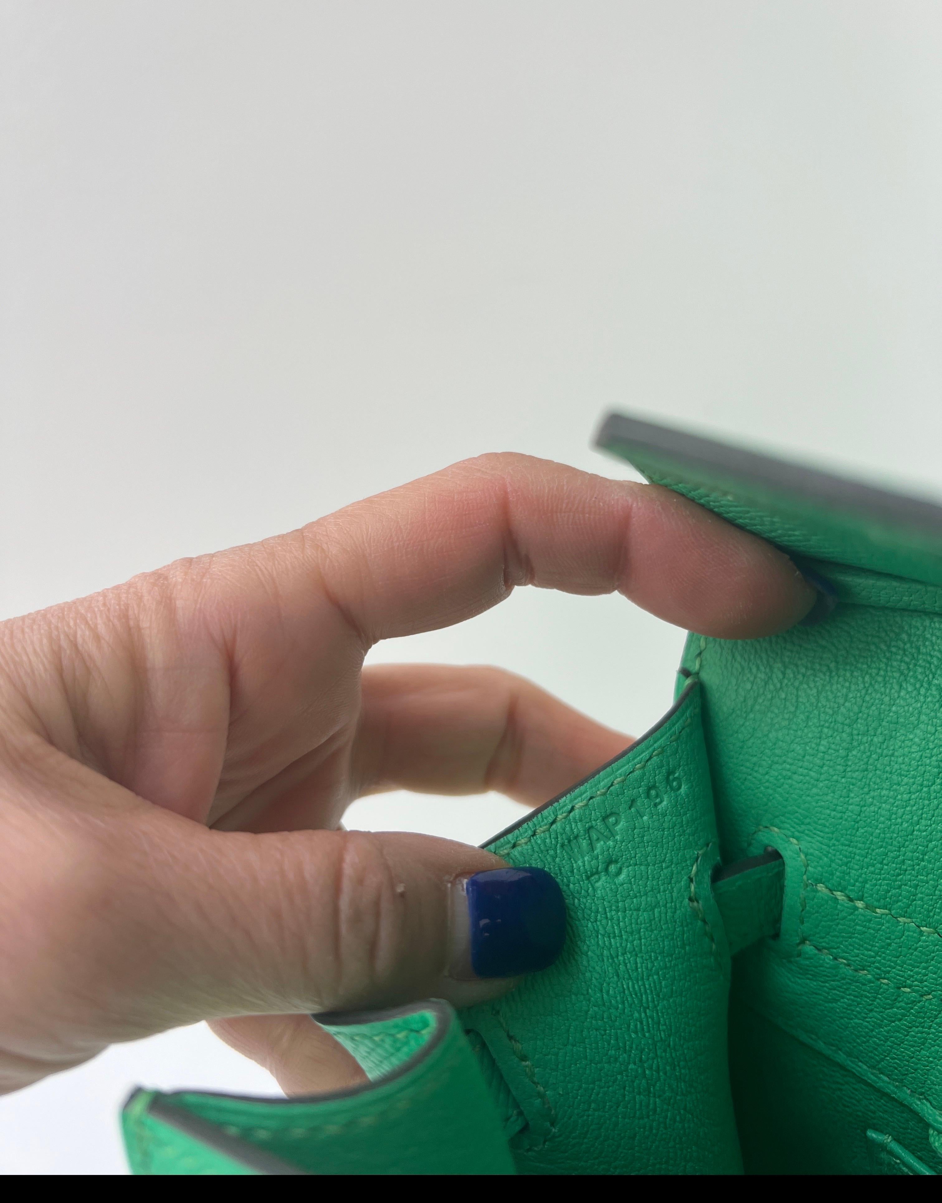 Hermes Vert Comics Birkin 25 Bag 13