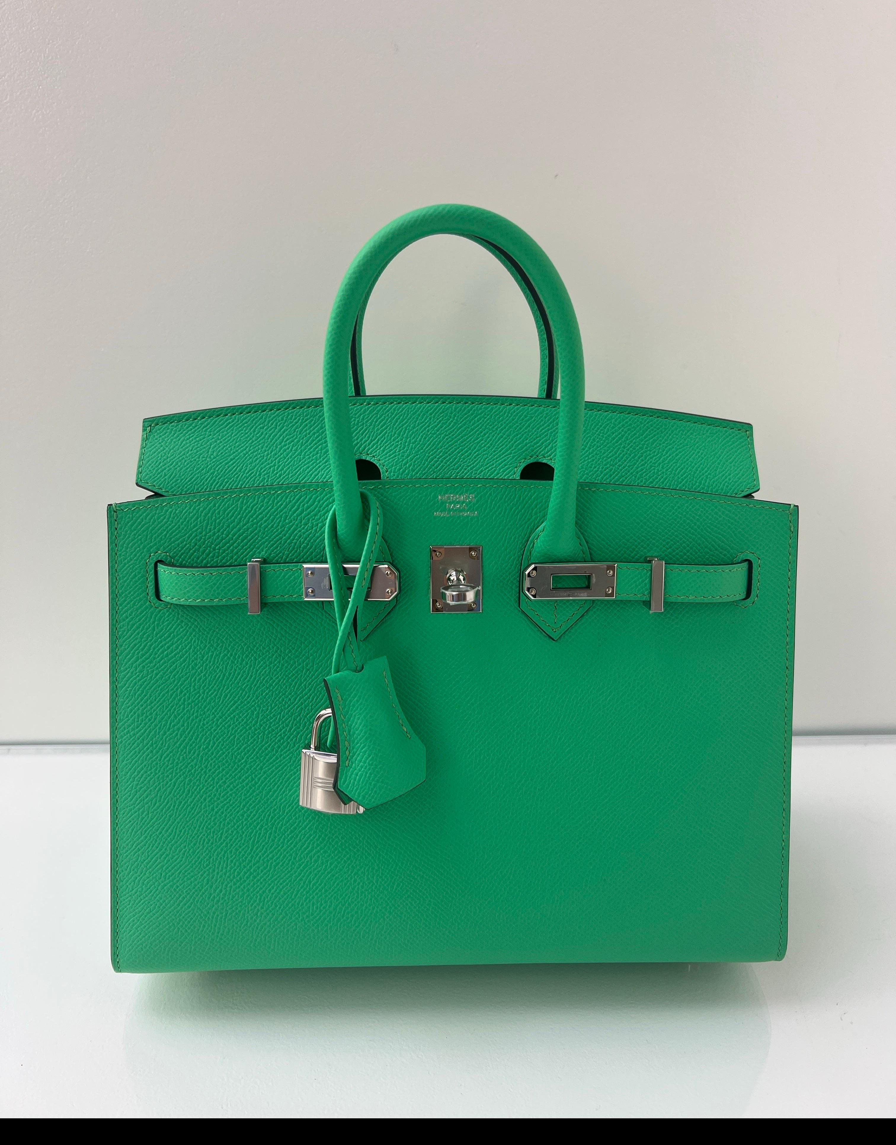 Hermes Vert Comics Birkin 25 Bag 14