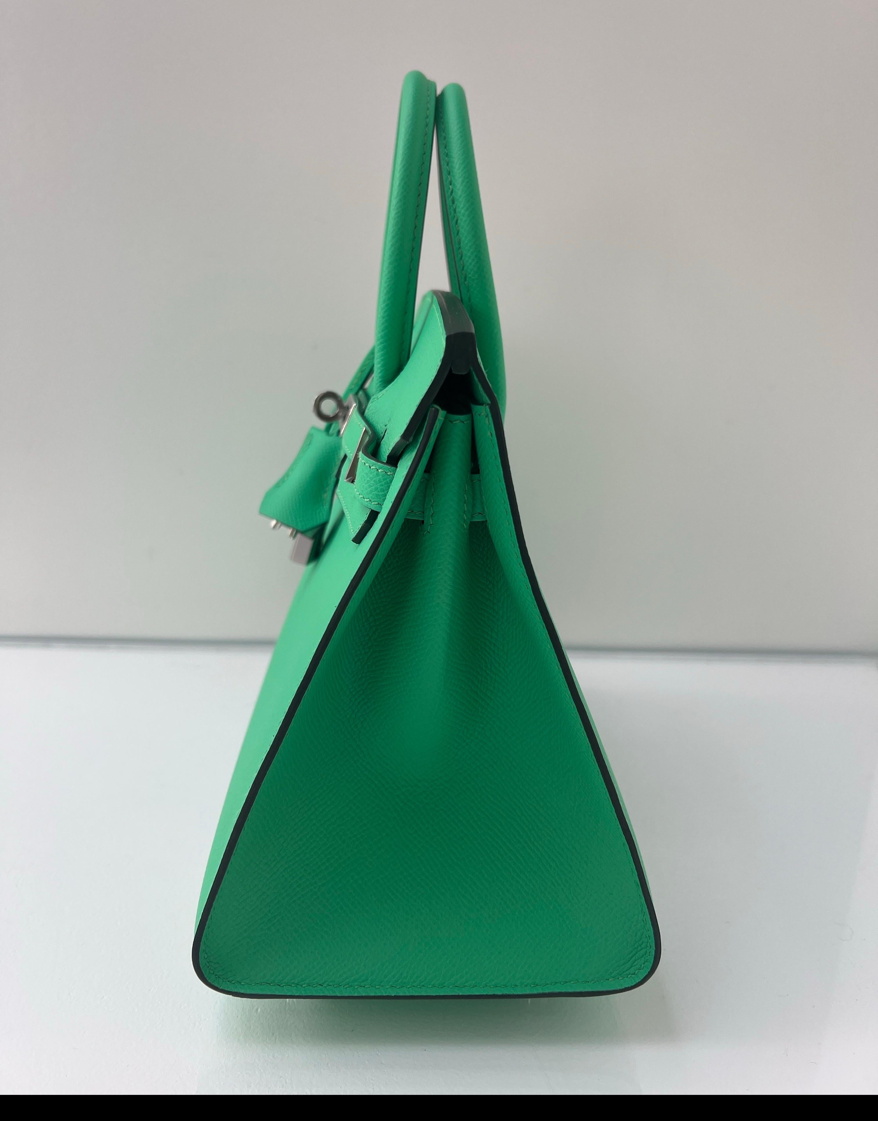 Women's or Men's Hermes Vert Comics Birkin 25 Bag