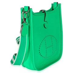 Hermès Vert Comics Clemence Mini Evelyne 16 TPM PHW