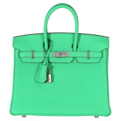 Hermès Vert Comics Togo Birkin 25 PHW