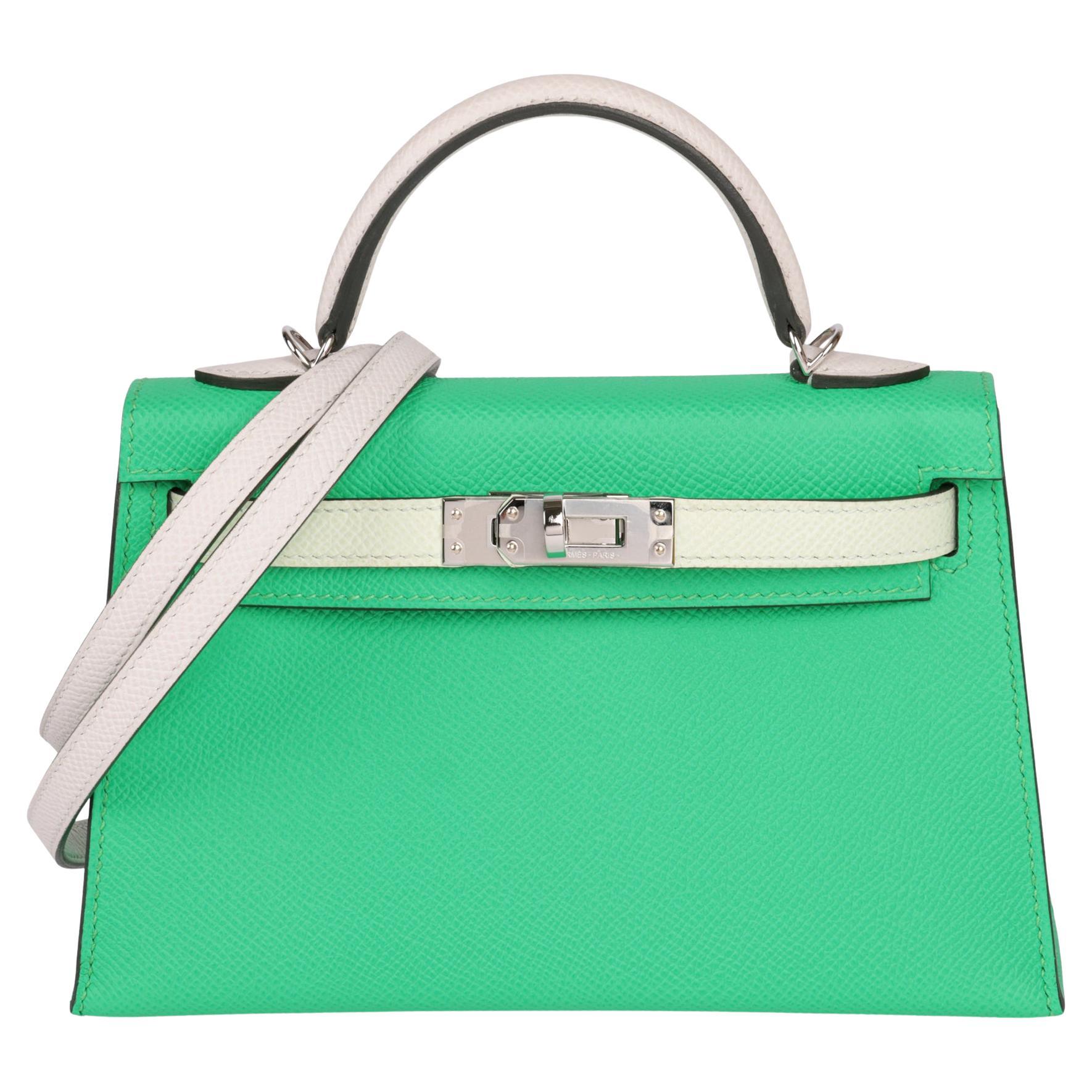 Hermès Vert Fizz Bags For Sale