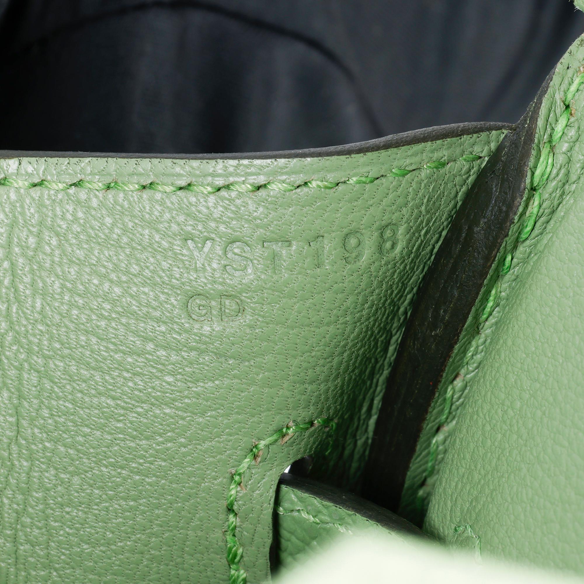 Hermès Vert Criquet Epsom Leather Birkin 35cm  1