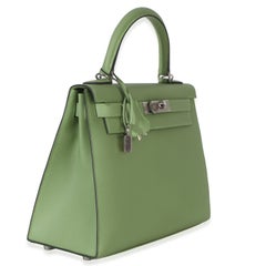 Hermès Vert Criquet Epsom Sellier Kelly 28 PHW