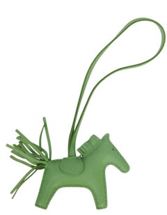 Hermes Vert Criquet Grün Milo Lammleder Grigri Rodeo PM Pferd-Taschenanhänger