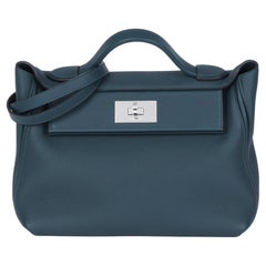 HERMÈS Vert Cypress Togor Leather & Swift Leather 24/24 29cm