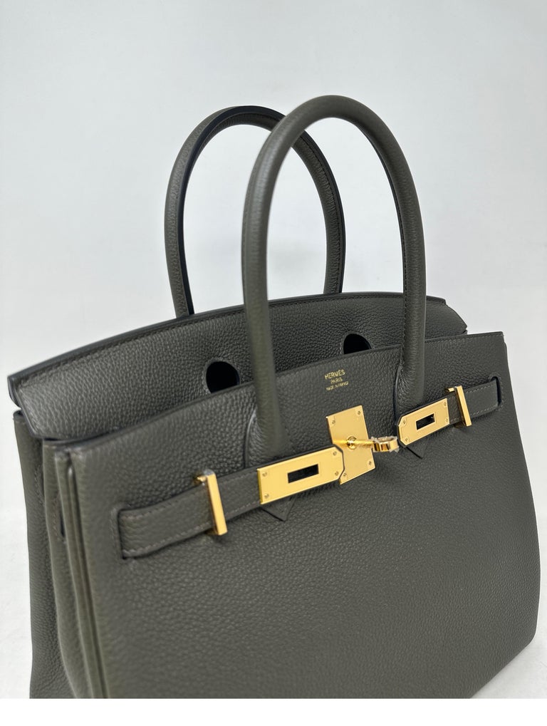 Hermes Vert De Gris Birkin 30 Bag For Sale at 1stDibs