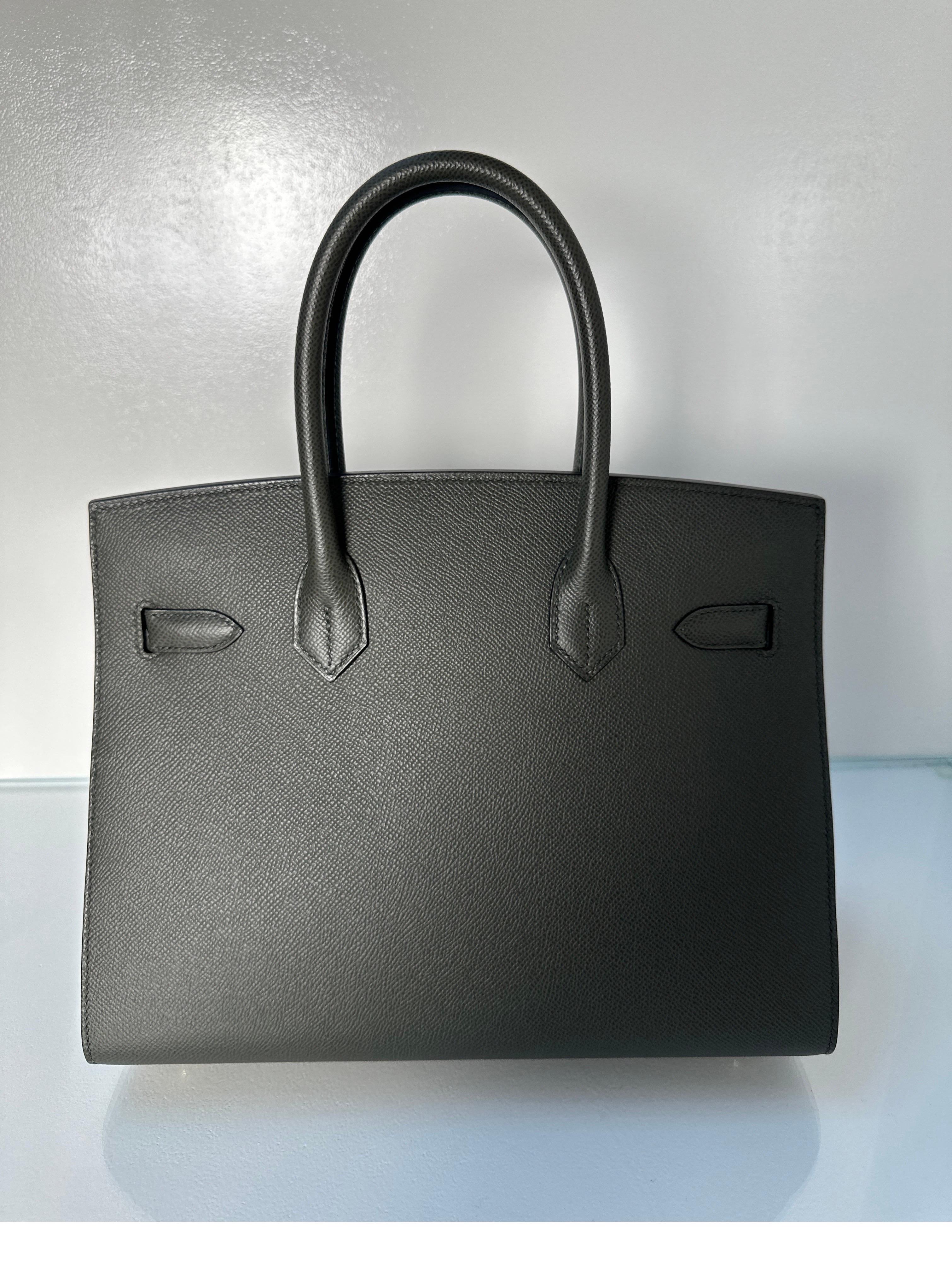Hermes Vert De Gris Birkin 30 Bag 2