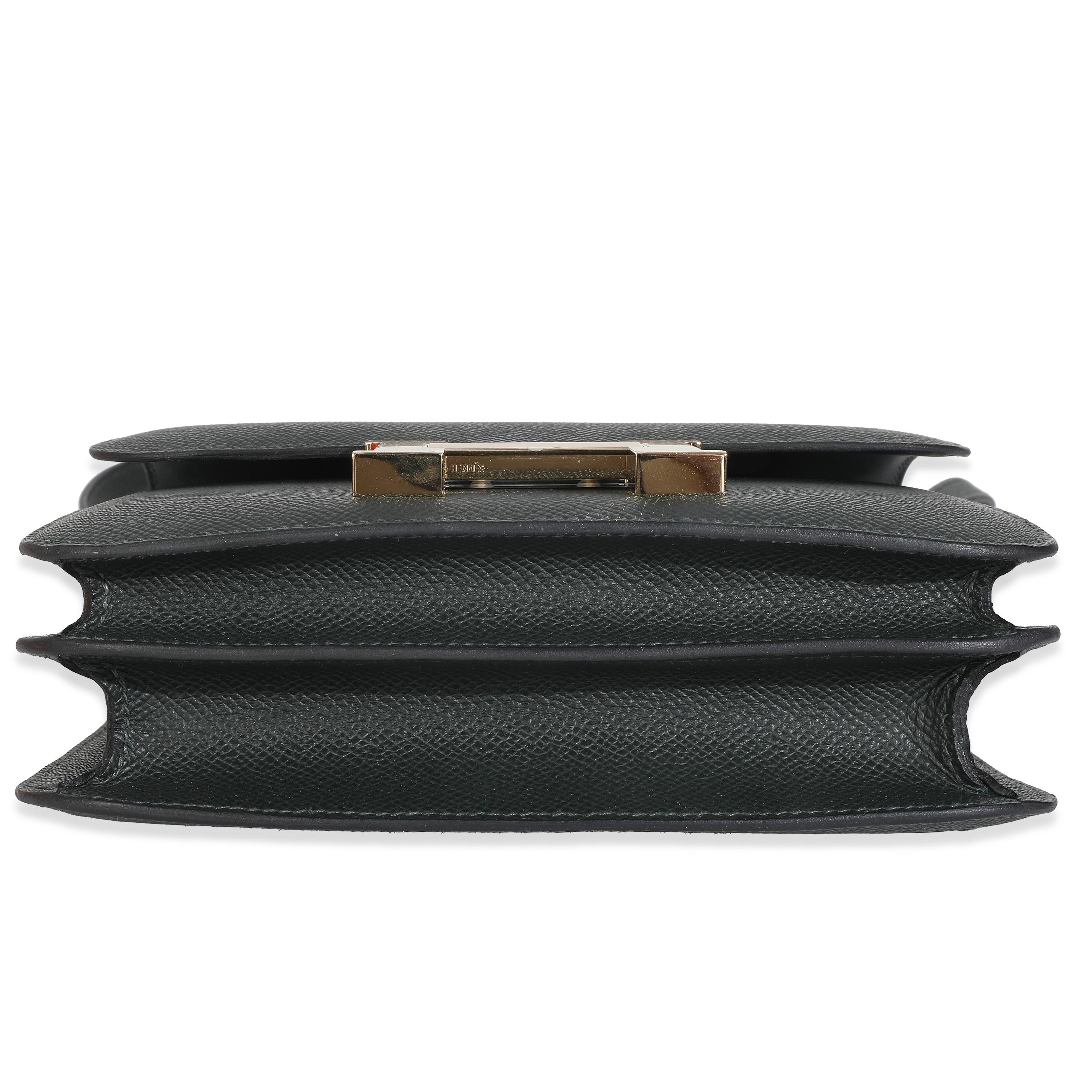 Hermès Vert Fonce Epsom Constance 18 GHW Neuf - En vente à New York, NY
