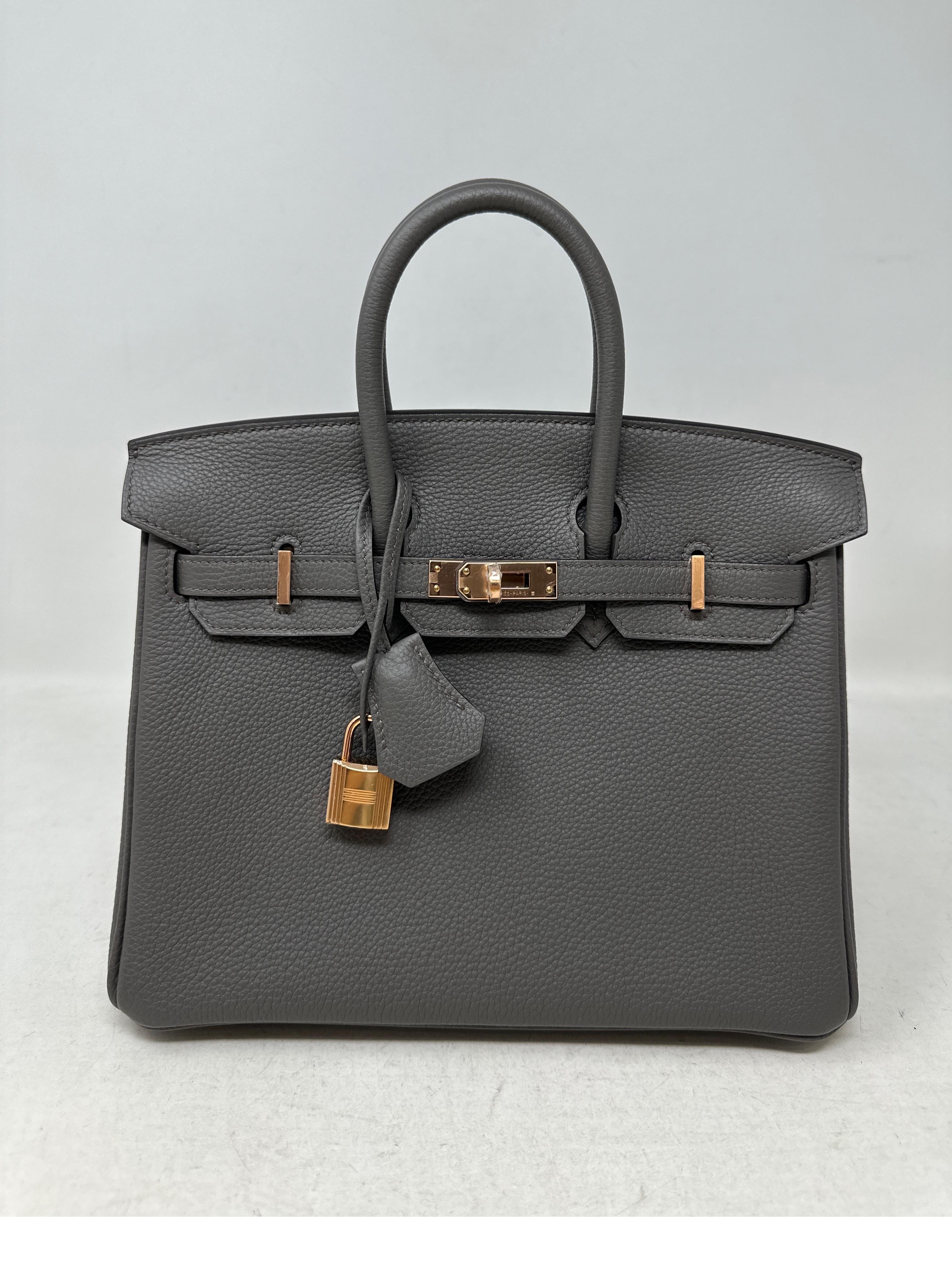 Hermes Vert Gris Birkin 25 Bag For Sale at 1stDibs | birkin 35 price ...