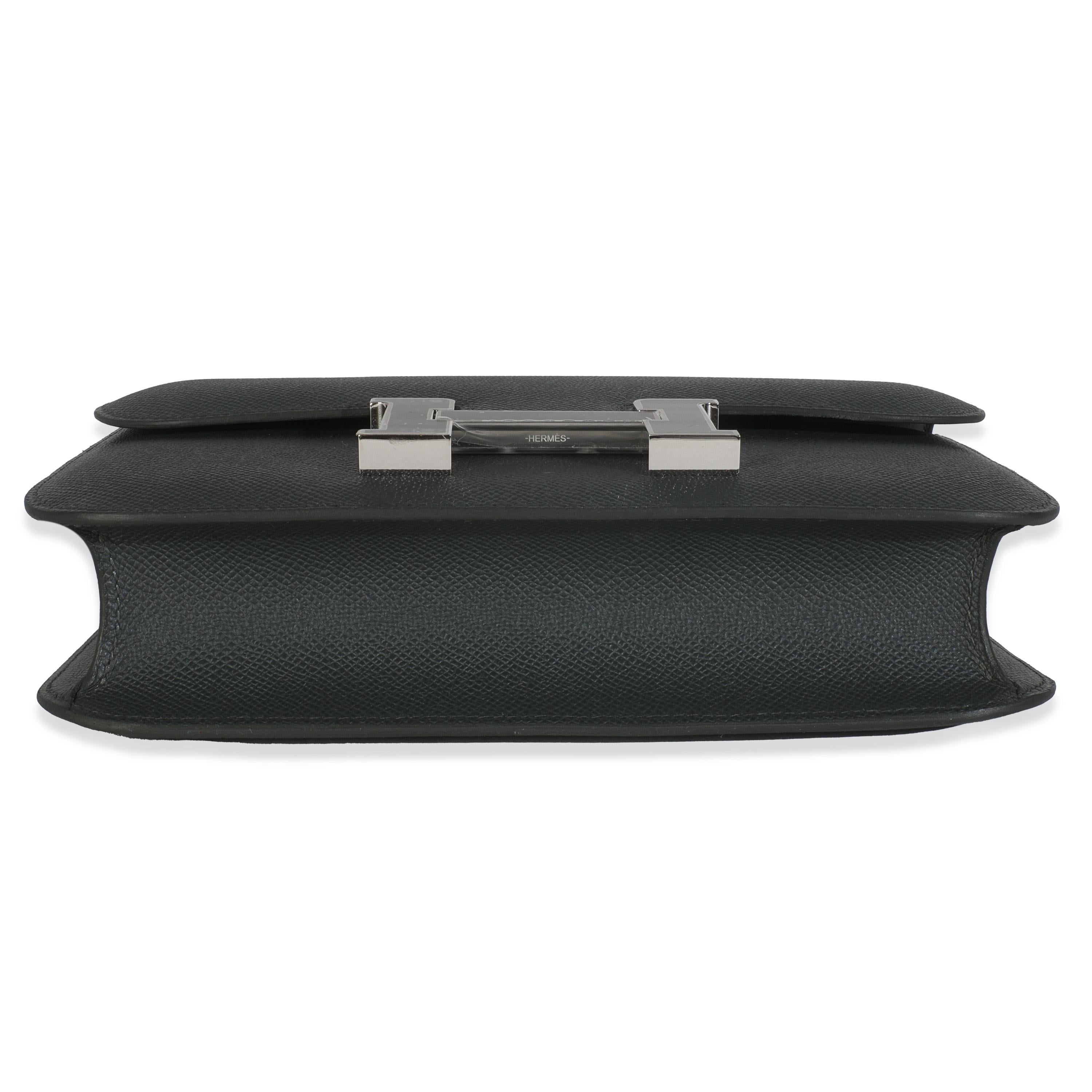 Nero Hermès Vert Mangrove Epsom Lacquer Constance 1-24 in vendita