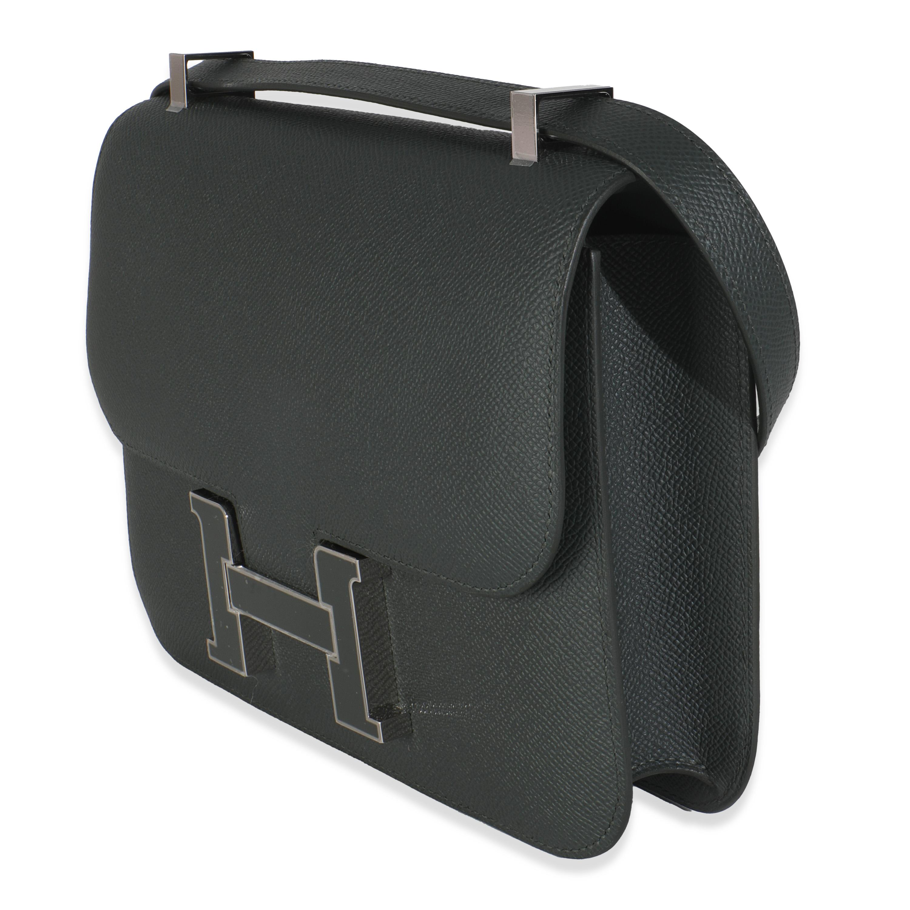 Hermès Vert Mangrove Epsom Lacquer Constance 1-24 in vendita 1