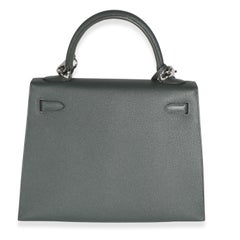 Hermès Vert Mangrove Epsom Sellier Kelly 25 PHW