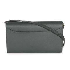 Portafoglio Hermès Vert Mangrove Evercolor Constance To Go GHW