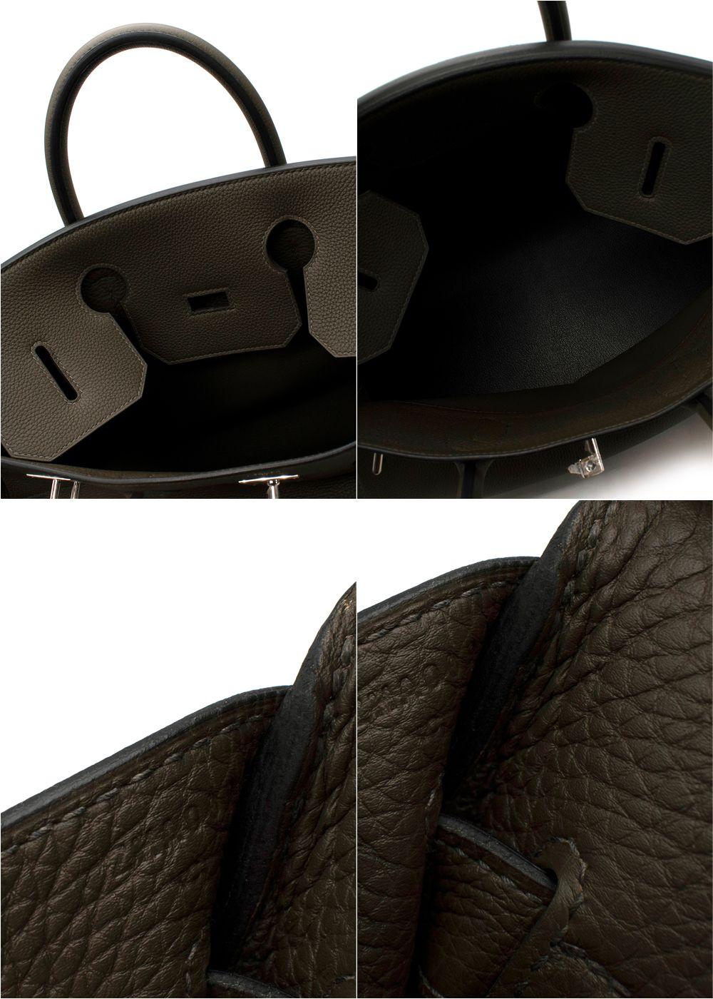 Hermès Vert Maquis Togo Leder Birkin HAC 40 PHW im Angebot 2