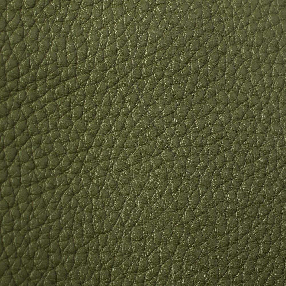 Hermes Vert Pelouse Togo Leather Palladium Finished Birkin 35 Bag 10