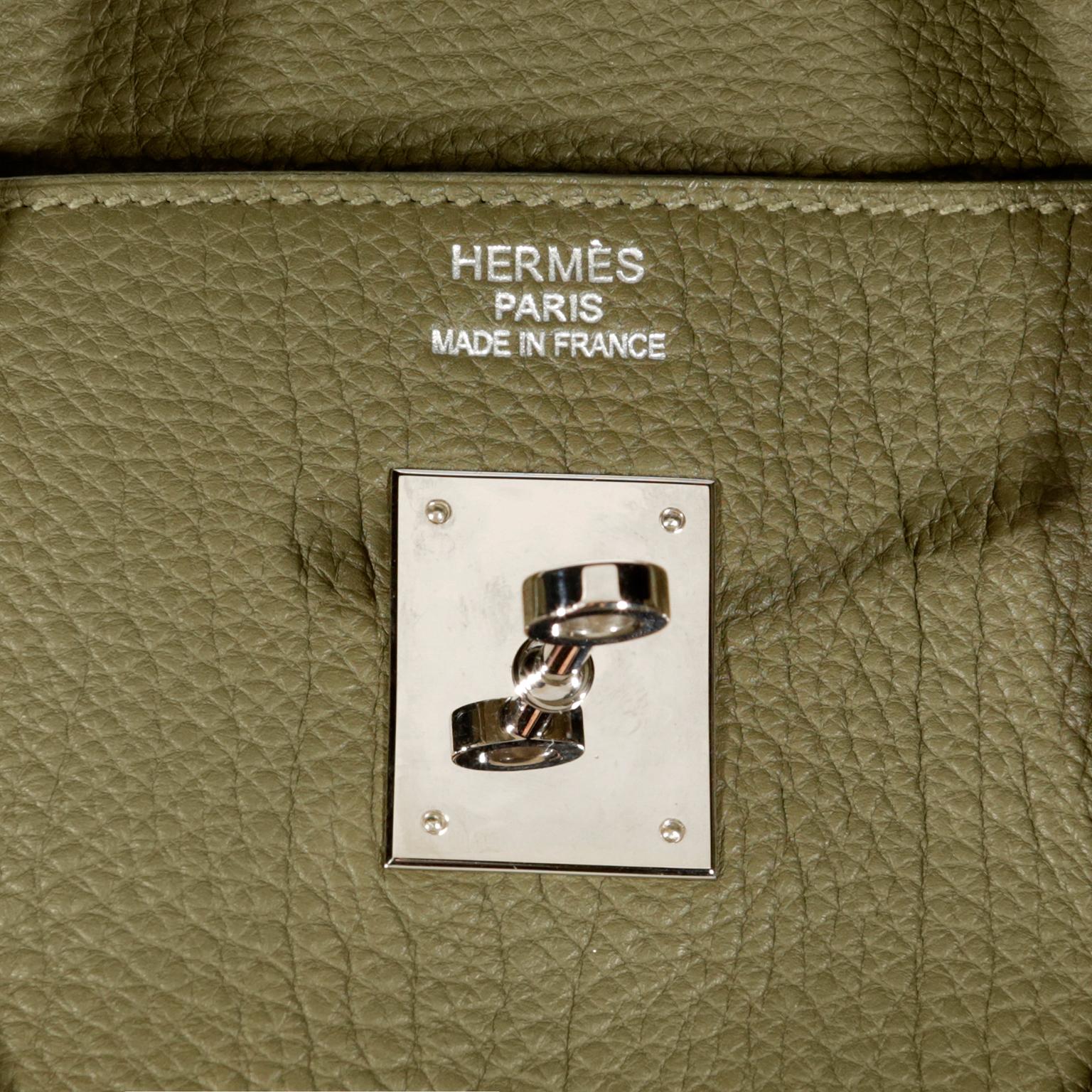Women's Hermès Vert Veronese Togo 40 cm Birkin Bag
