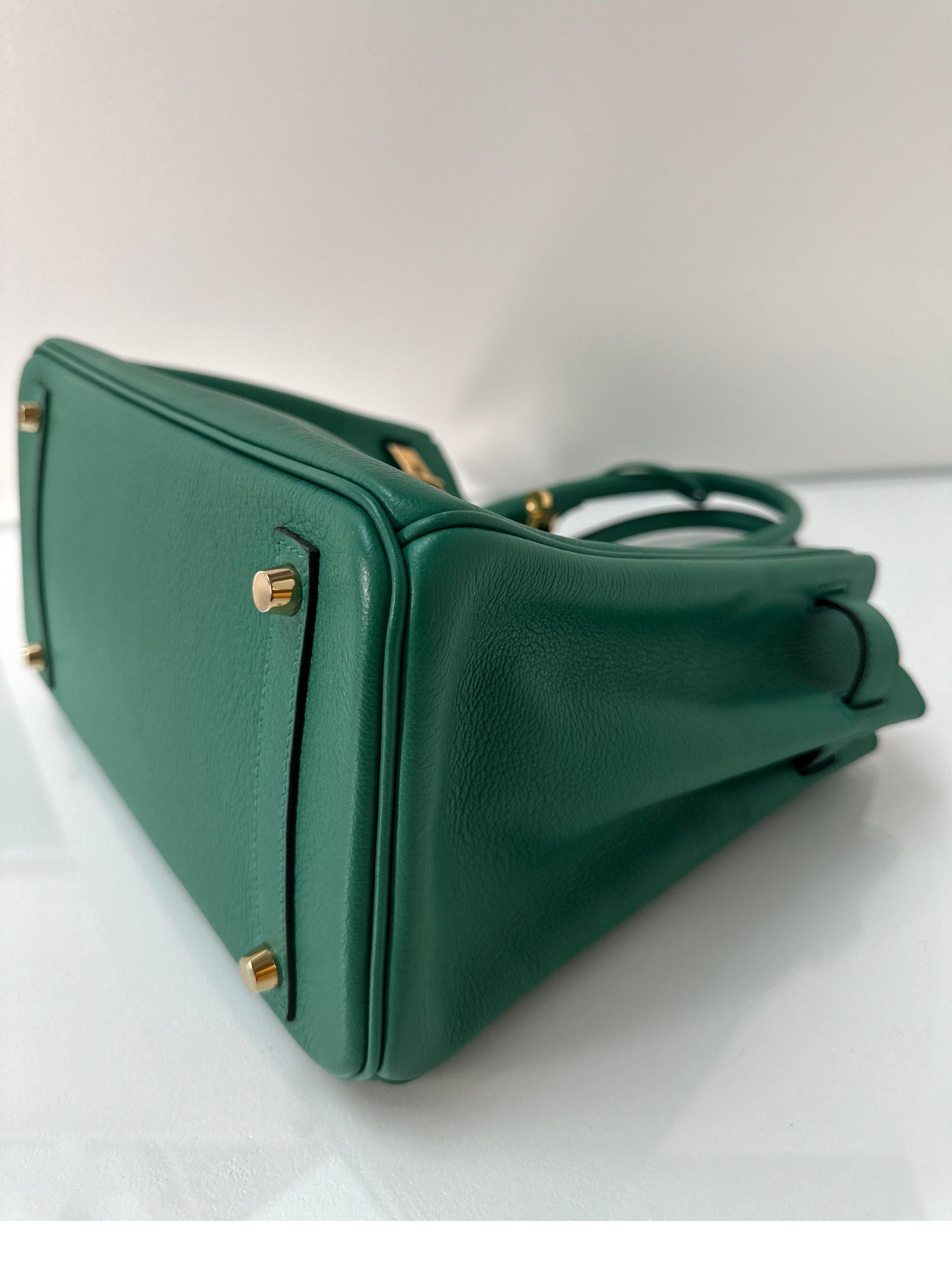 Hermes Vert Vertigo Birkin 30 Bag 13