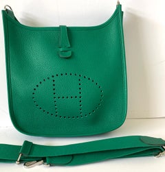 Hermès Vert Vertigo Clemence Evelyne III 29 PM Bag