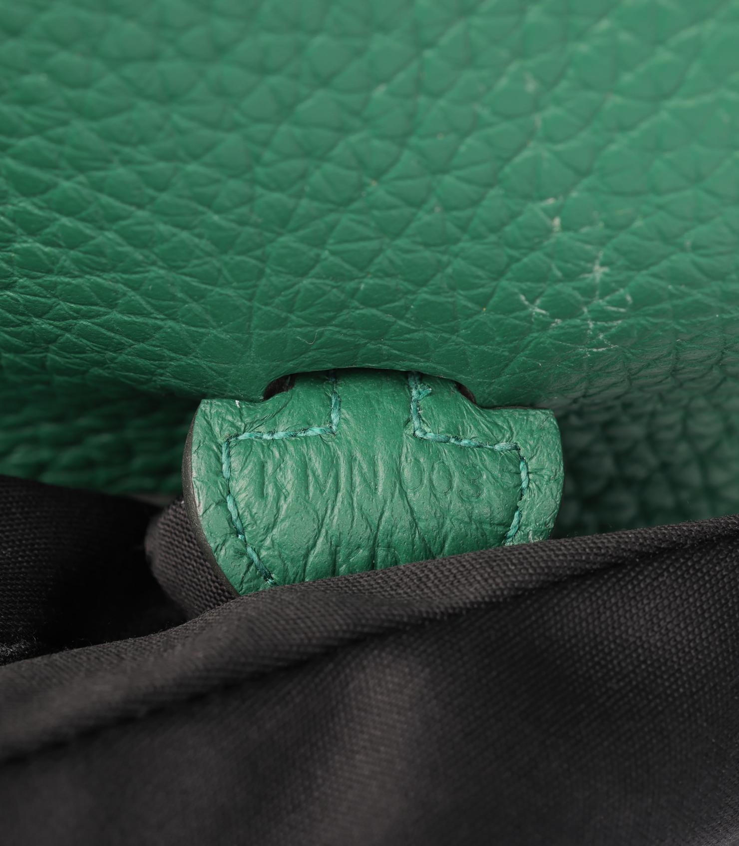 Hermès Vert Vertigo Clemence Pelle Evelyne TPM in vendita 4