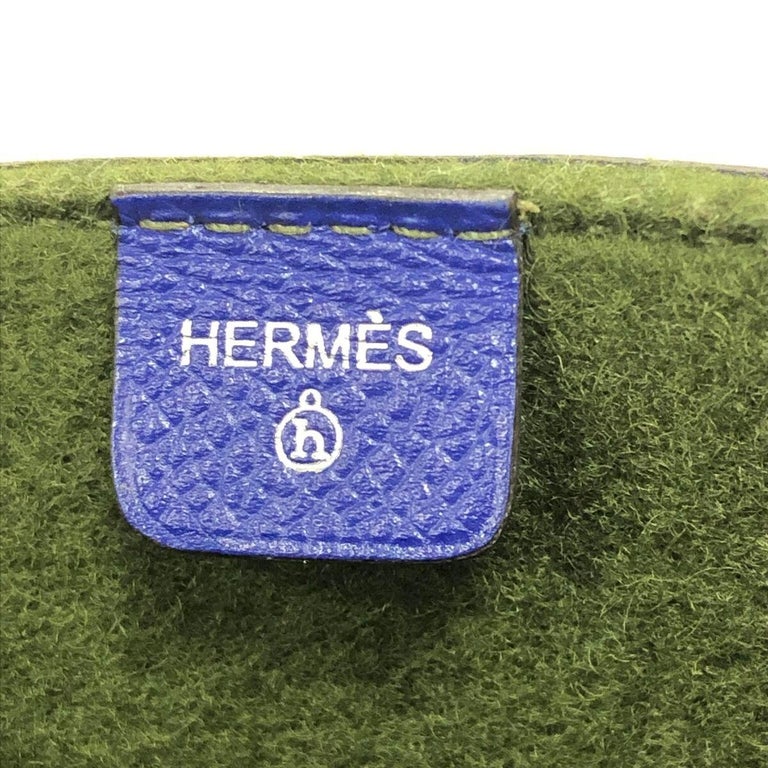 Hermes Vertical Petit H Skeleton Tote Felt and Leather GM at 1stDibs