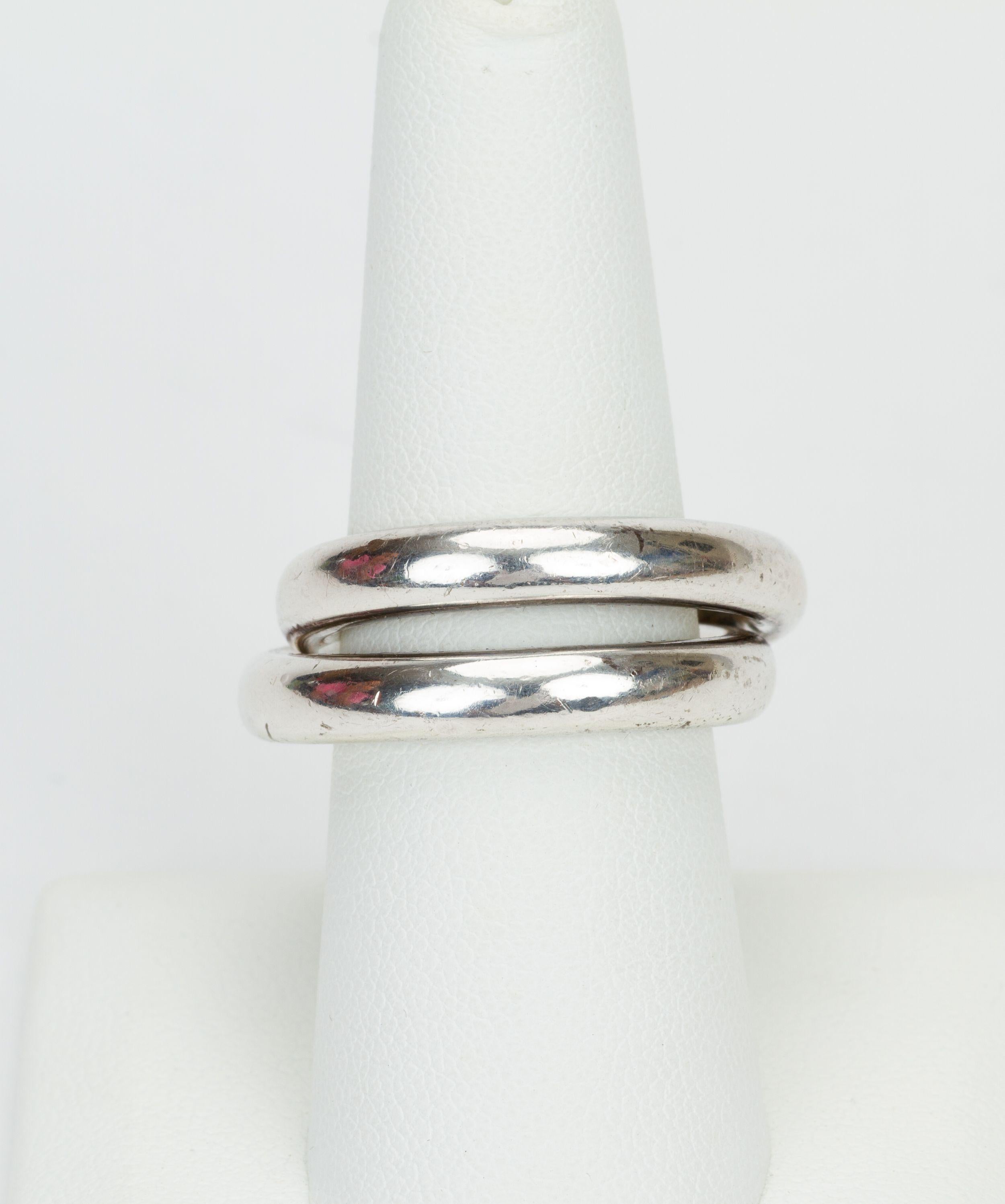 Hermès Vertige Double-loop Ring Size 55 - image 3