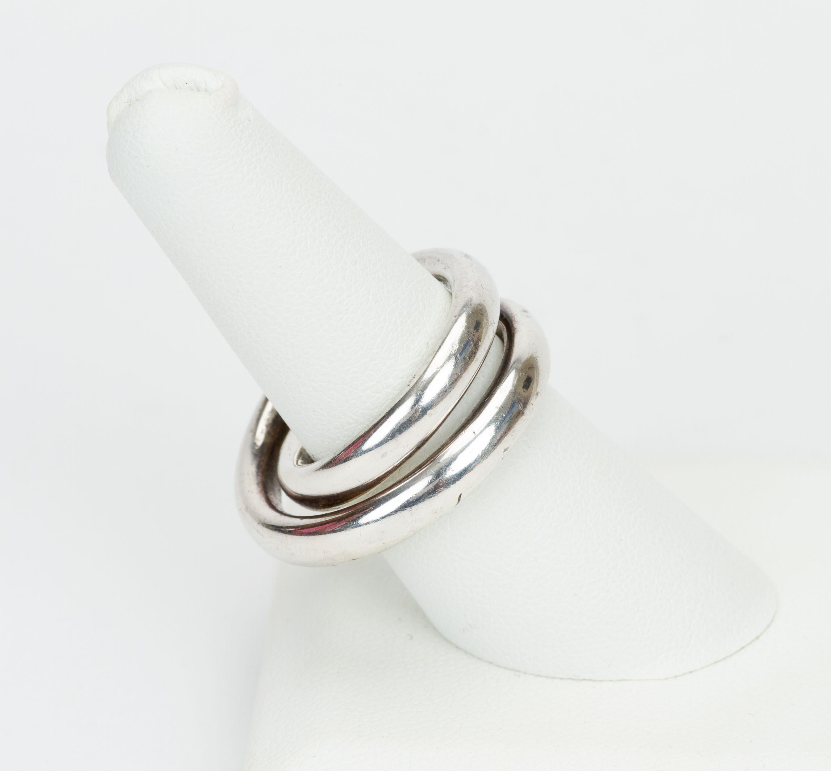 Hermès Vertige Double-loop Ring Size 55 - image 4