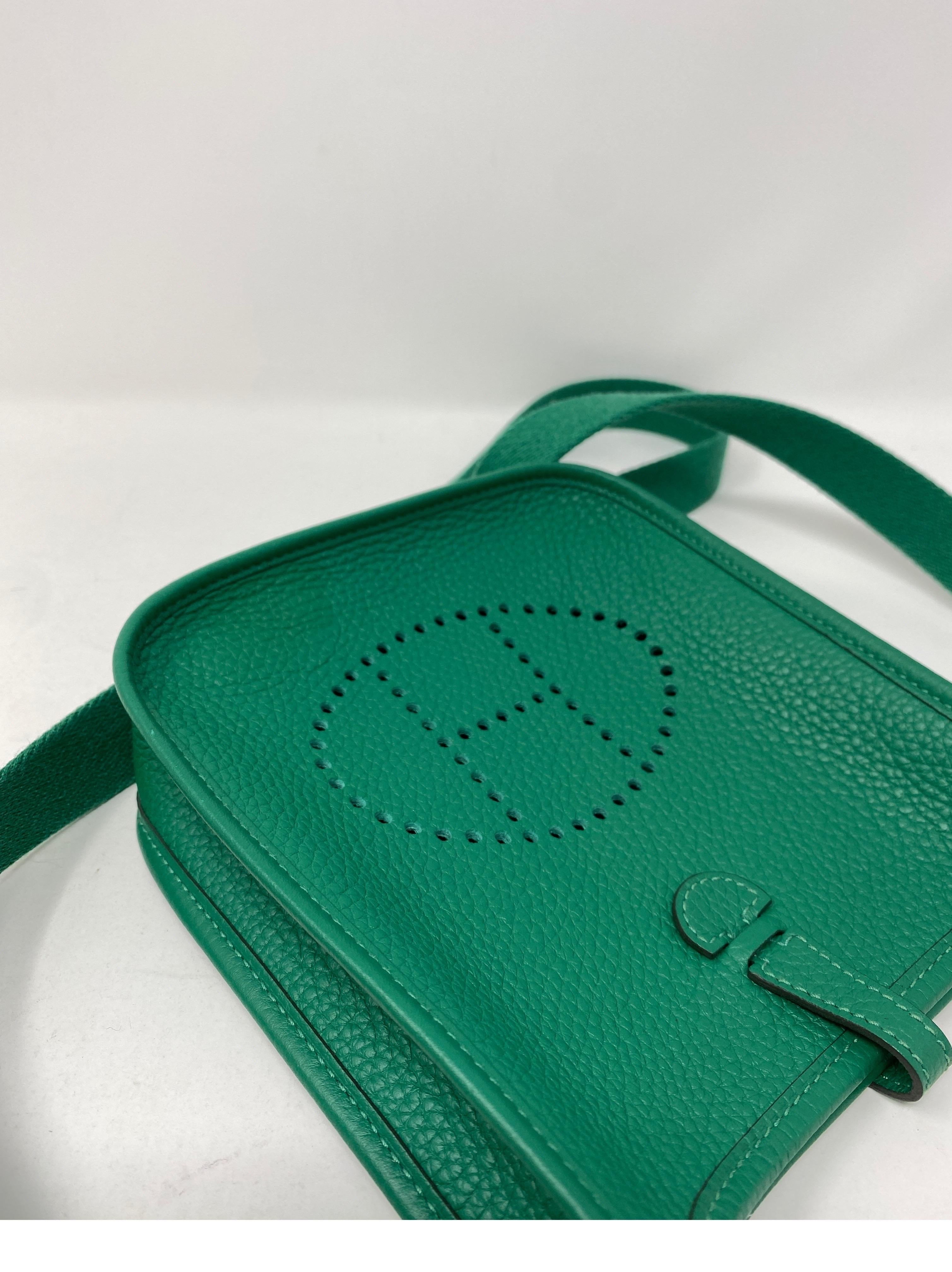 Hermes Vertigo Green Evelyne TPM-Tasche 8