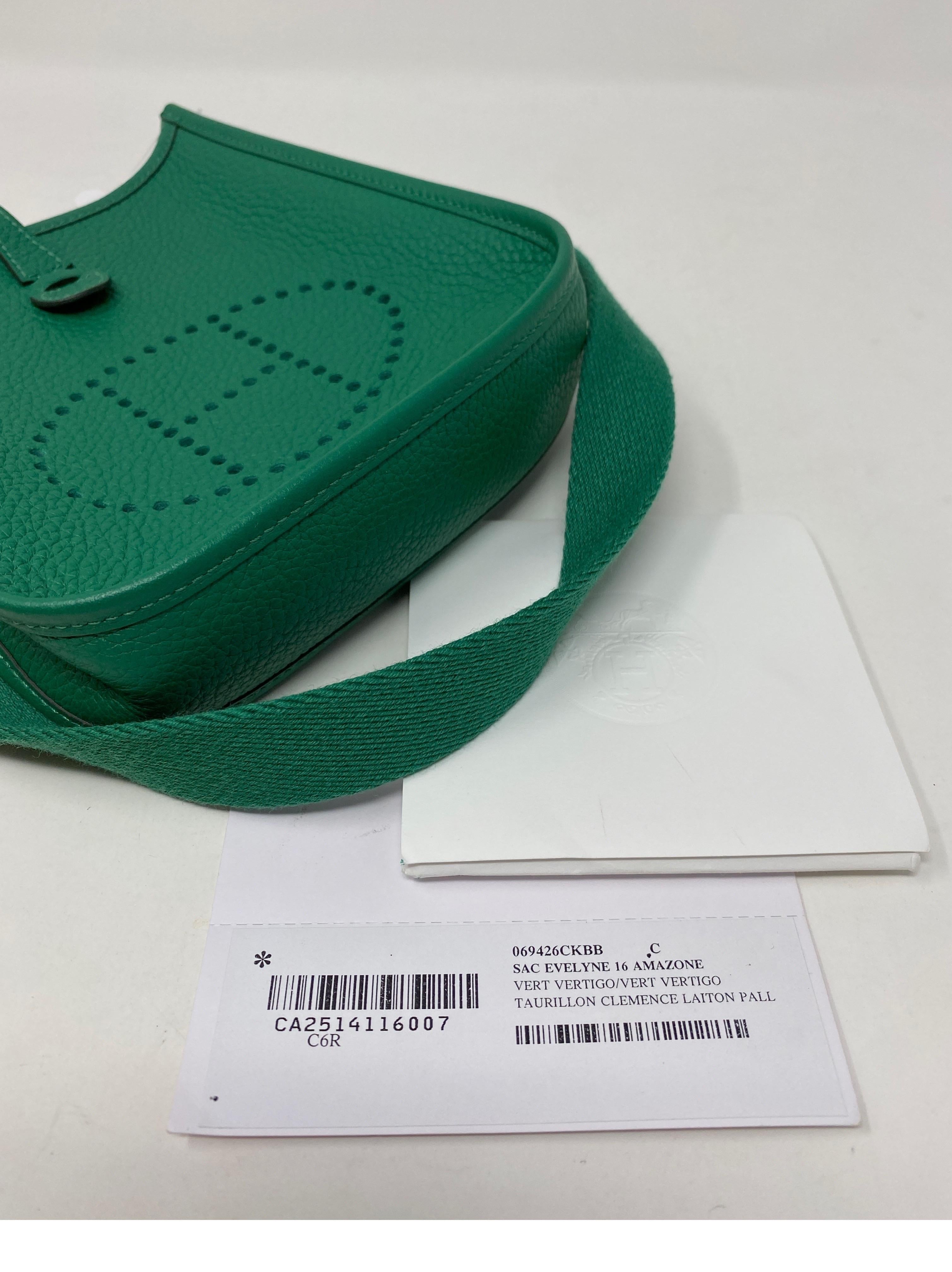 Hermes Vertigo Green Evelyne TPM-Tasche 15