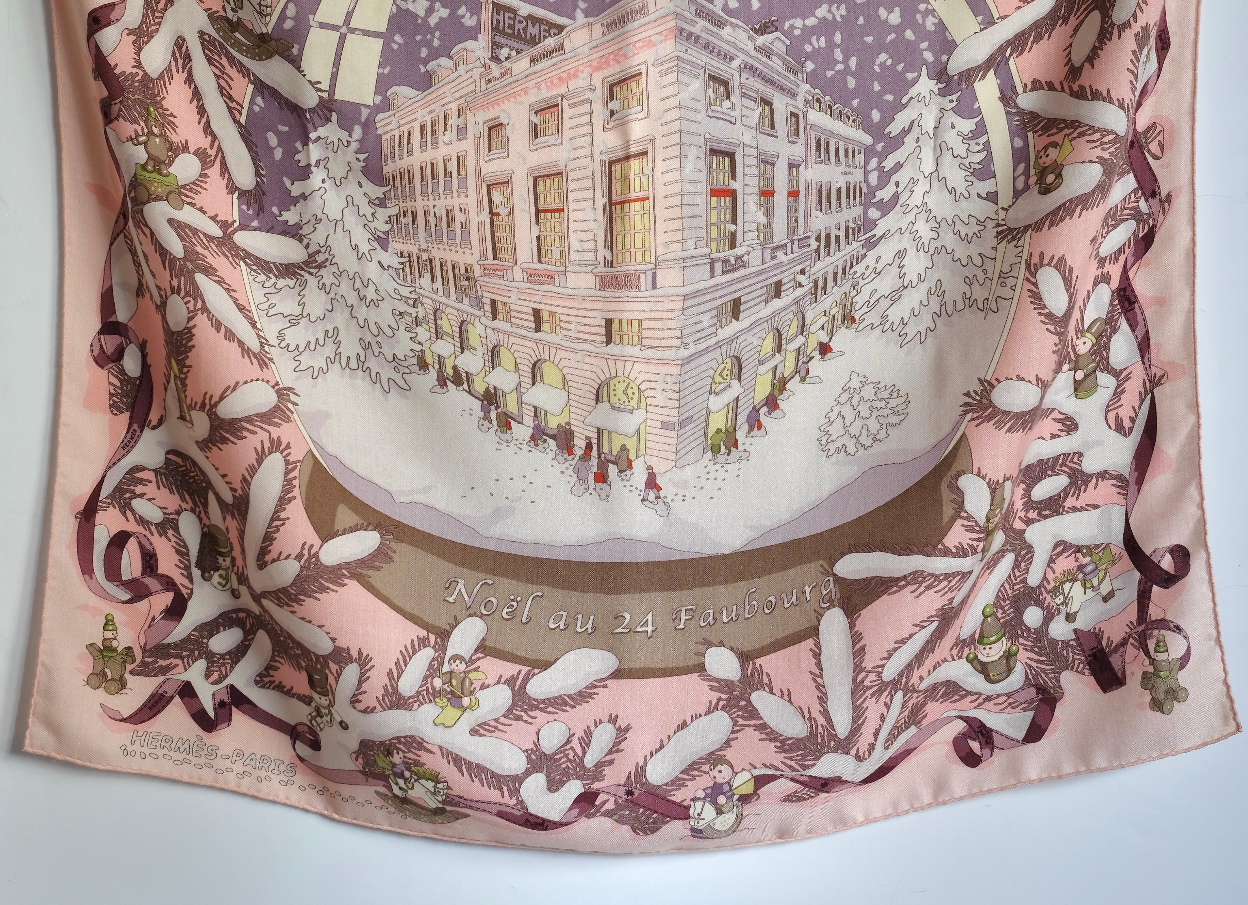 HERMÈS - Very rare 90x90 Cashmere Shawl 