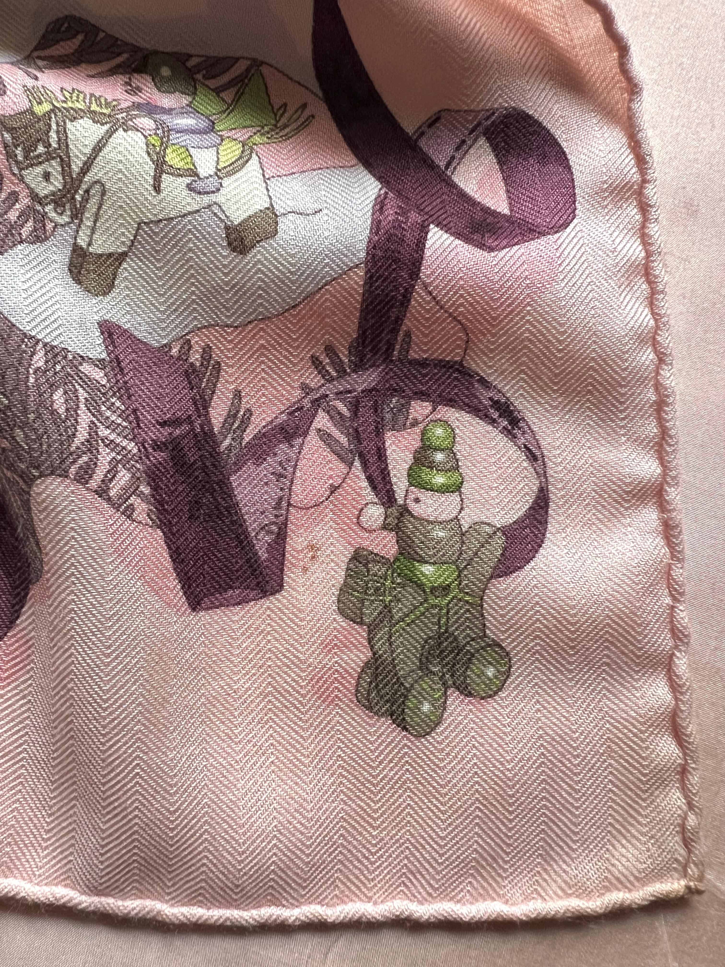 HERMÈS - Very rare 90x90 Cashmere Shawl 