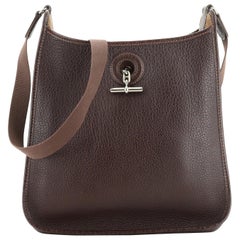 Hermes Brown Leather Vespa PM Crossbody Bag – The Don's Luxury Goods