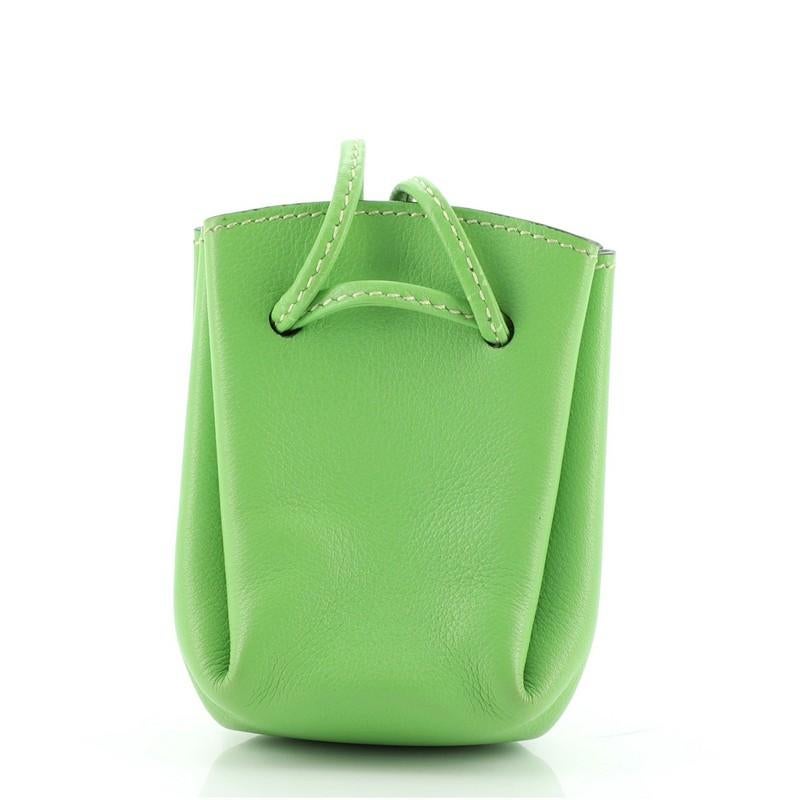 Hermes Vespa Pouch Leather In Good Condition In NY, NY