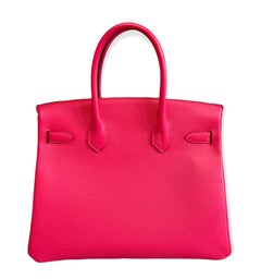 Hermès Vibrant Rose Epsom 30 cm Birkin with Gold Hardware