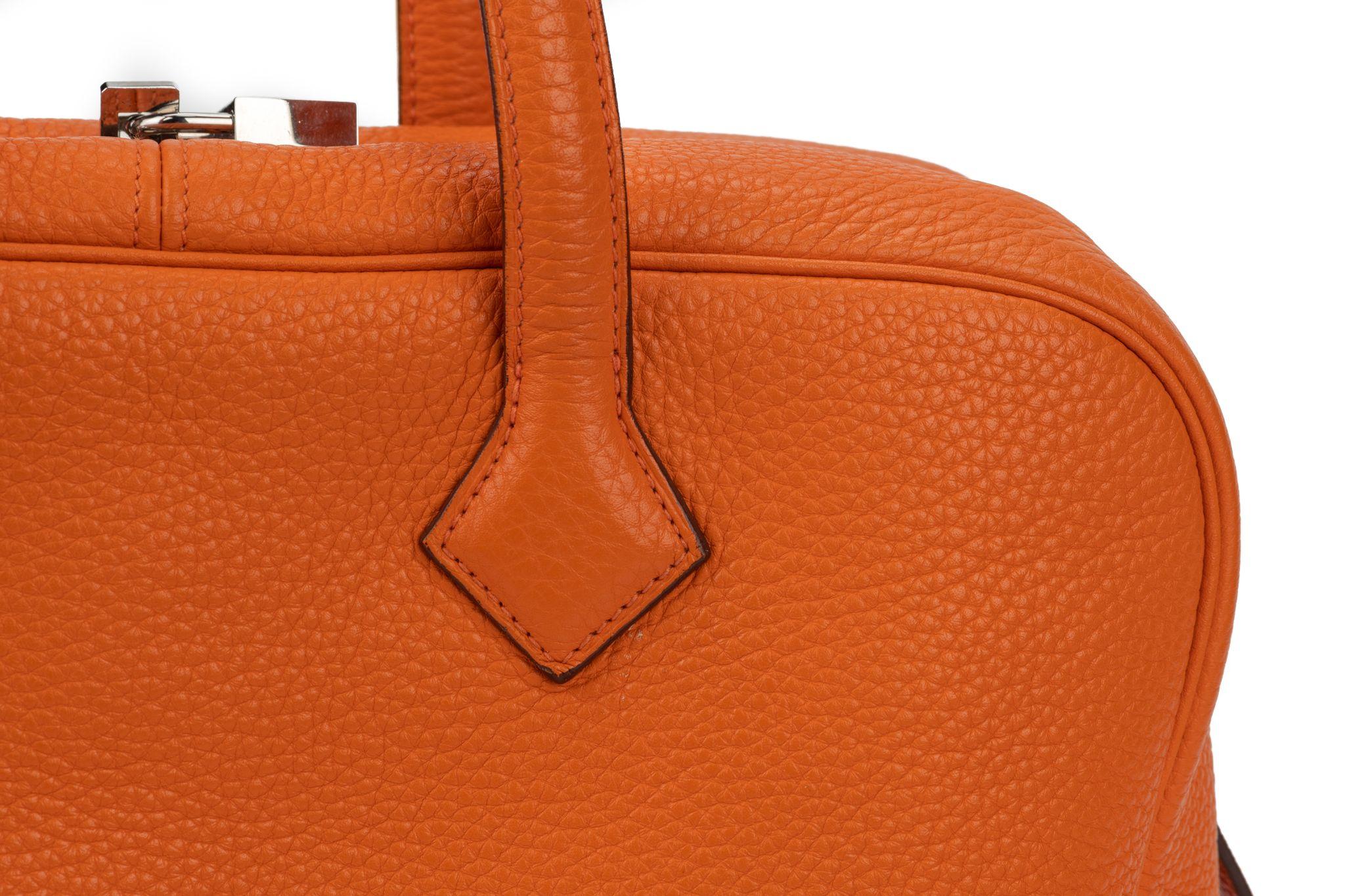 HERMÈS Victoria II 35 Clemence Leather For Sale 9
