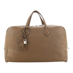 Hermes Victoria II Travel Bag Clemence 50