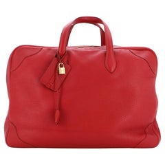 Hermes Victoria II Travel Bag Clemence 50