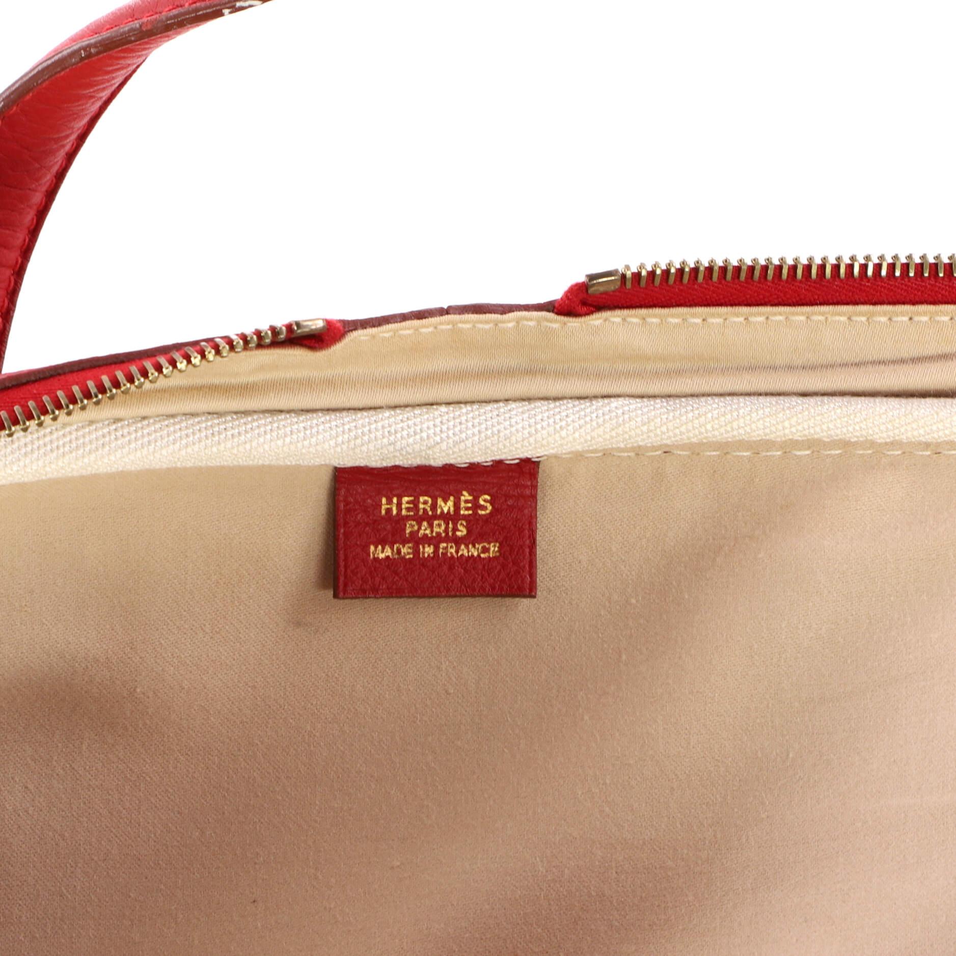 Hermes Victoria II Reisetasche Toile 50 2
