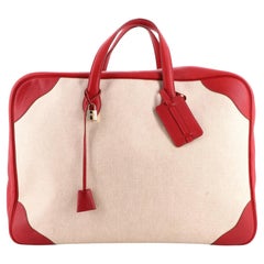 Hermes Victoria II Travel Bag Toile 50