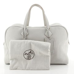 Hermes Victoria II Travel Handbag Clemence 43
