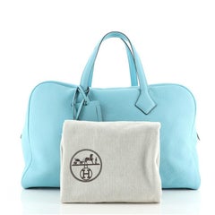 Hermes Victoria II Travel Handbag Clemence 43
