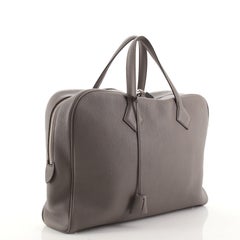Hermes Victoria II Travel Handbag Clemence 43
